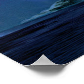 夜のハリー・ポッターシリーズの城| Hogwarts ポスター (角)