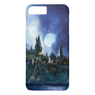 夜のハリー・ポッターシリーズの城  Hogwarts iPhone 8 Plus/7 Plusケース
