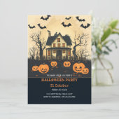 夜のハロウィンパーティーでお化け屋敷へ シーズンカード (スタンド正面)