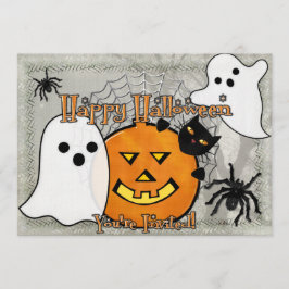 夜のハロウィーンでバンプ 招待状