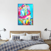 夜のハーモニカ奏者 キャンバスプリント (インサイチュ (寝室))