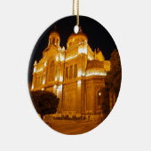 夜のバルナのカテドラル セラミックオーナメント (右)