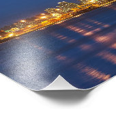 夜のバンクーバー フォトプリント            (角)