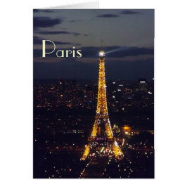 夜のパリエッフェル塔