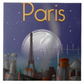 夜のパリ タイル (正面)