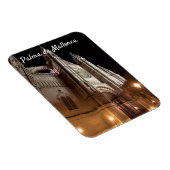 夜のパルマ・デ・マヨルカ大聖堂 – スペイン マグネット (右側)