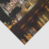 夜のパルマ・デ・マヨルカ大聖堂 – スペイン 薄葉紙 (詳細)