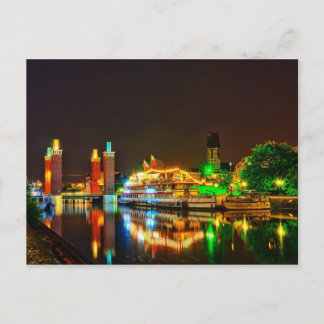 夜のパーティー ポストカード