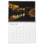 夜のビクトリア カレンダー (2月 2027)