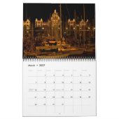 夜のビクトリア カレンダー (3月 2027)