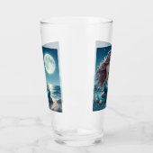 夜のビーチの人魚 タンブラーグラス (左)