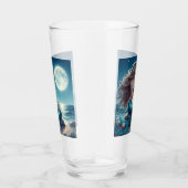 夜のビーチの人魚 タンブラーグラス (右)