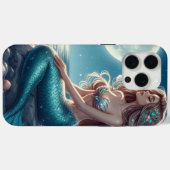夜のビーチの人魚 Case-Mate iPhoneケース (裏面 (横))