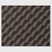 夜のピッツバーグのスカイライン ラッピングペーパー (フラット)