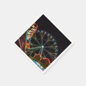 夜のファンフェア観覧車 スタンダードカクテルナプキン (角)