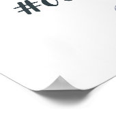 夜のフローラ共有ザ結婚ラブのサイン ポスター (角)