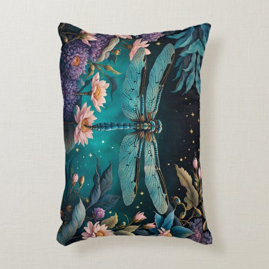 夜のフローラ園のトンボ アクセントクッション (正面(垂直))