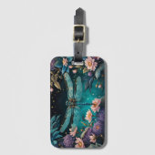 夜のフローラ園のトンボ ラゲッジタグ (正面縦)