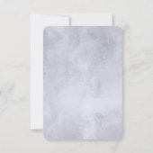 夜のフローラ海軍結婚のリハーサルディナー 招待状 (裏面)