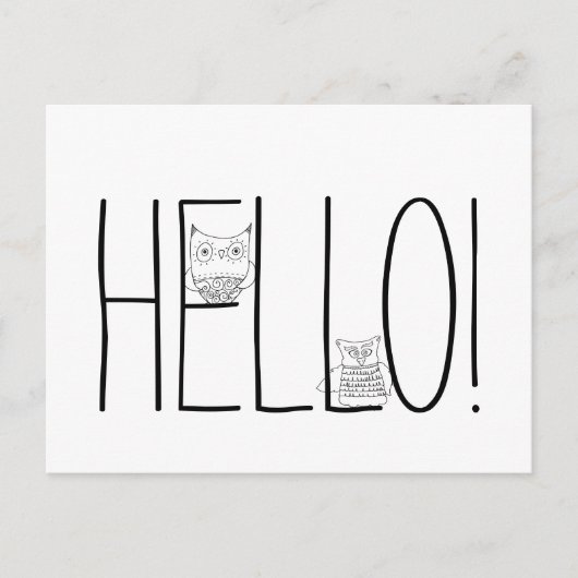 夜のフール ポストカード (正面)