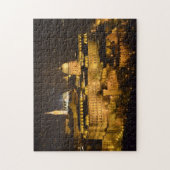 夜のブダペスト王室の宮殿(ブダ城) ジグソーパズル (縦)