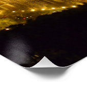 夜のブダペスト王室の宮殿（ブダ城） ポスター (コーナー)