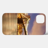 夜のブルックリン橋そしてマンハッタン Case-Mate iPhoneケース (裏面 (横))