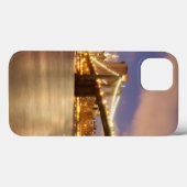 夜のブルックリン橋そしてマンハッタン Case-Mate iPhoneケース (裏面 (横))