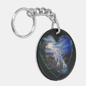 夜のベイ，ドルフィンラブ キーホルダー (正面左)