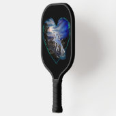 夜のベイ，ドルフィンラブ ピックルボールラケット (左)