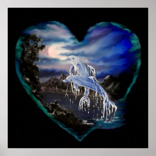 夜のベイ，ドルフィンラブ ポスター (正面)