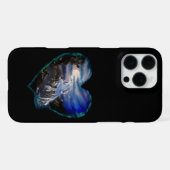 夜のベイ，ドルフィンラブ iPhoneケース (裏面横)