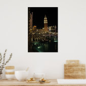 夜のベネチア ポスター (キッチン)