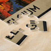 夜のベルギー ジグソーパズル (側面)