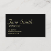 夜のホタルの白熱［赤熱］光を放つな瓶は黒を主演します 名刺 (裏面)