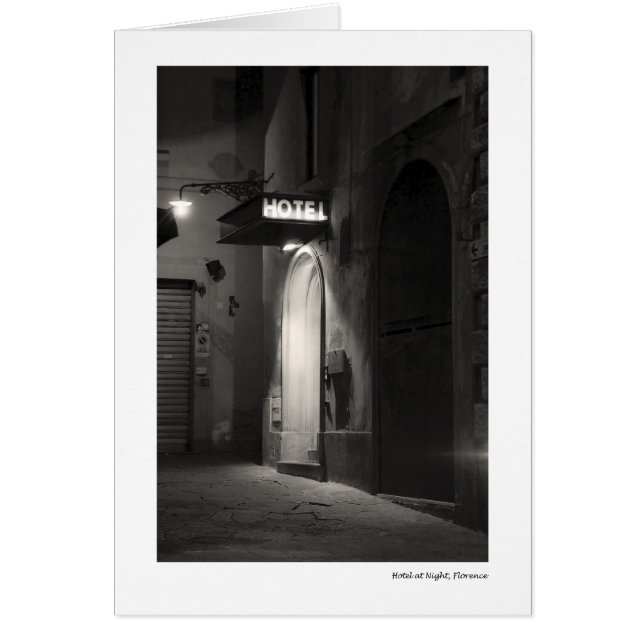 夜のホテル、フィレンツェ (正面)
