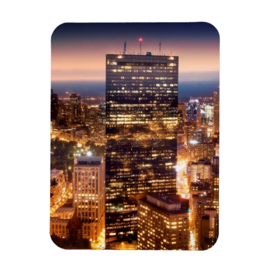 夜のボストンの概要 マグネット (縦)