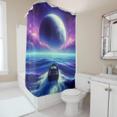 夜のボート シャワーカーテン (インサイチュ)