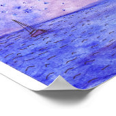 夜のボート ポスター (角)