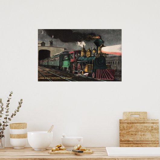 夜のポス表現タ ポスター (キッチン)