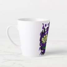 夜のマグカップの花