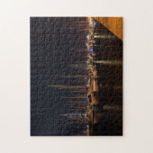 夜のマリタイムプロムナード - パルマ・デ・マヨルカ ジグソーパズル (縦)