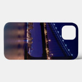 夜のマンハッタン橋の眺め Case-Mate iPhoneケース (裏面 (横))
