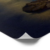 夜のミネアポリスのスカイライン： 3rd Ave.ブリッジ ポスター (角)