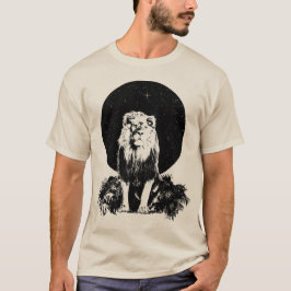 夜のライオン Tシャツ