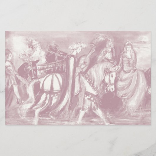 夜のライダーファンタジー 便箋 (裏面)