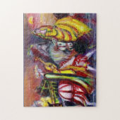 夜のライダー ジグソーパズル (縦)