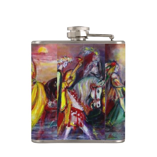 夜のライダー フラスク (裏面)