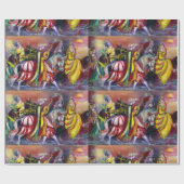 夜のライダー ラッピングペーパー (フラット)