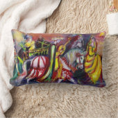 夜のライダー ランバークッション (ブランケット)